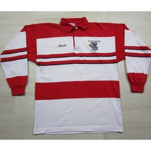Vintage St. George Water Polo Coach Shirt (M) Peerless Stripe Australia
